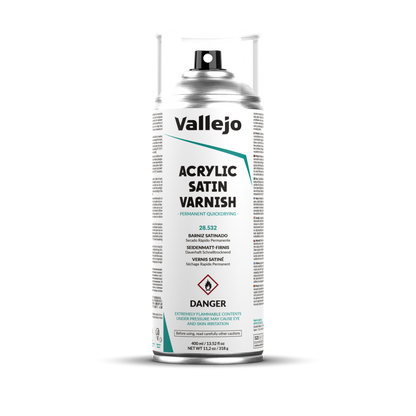 Satin Acrylic Spray Varnish