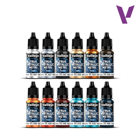 True Metallic Metal Starter Set - Set de 12 pinturas Metálicas