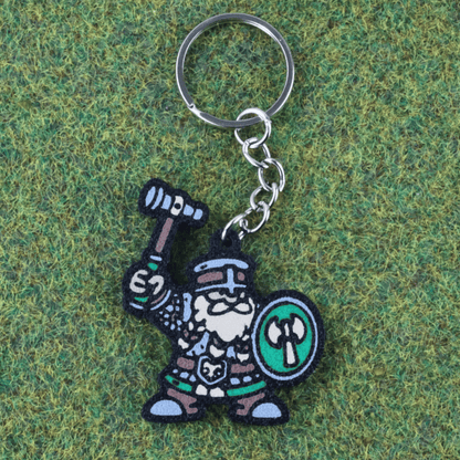 Dwarven Defender Keychain