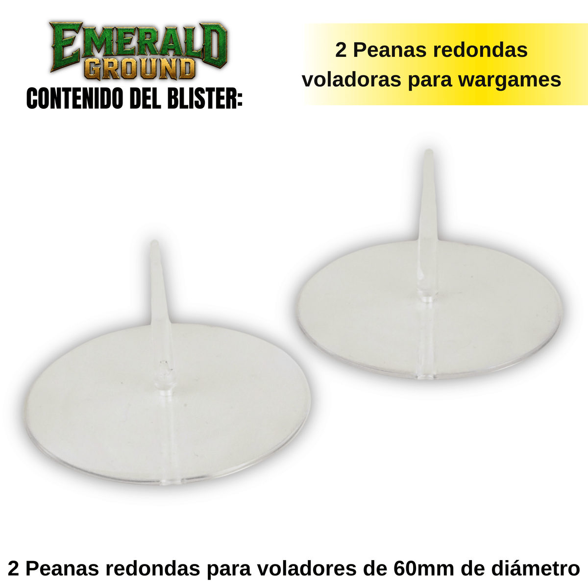 Peana para voladores de 60mm
