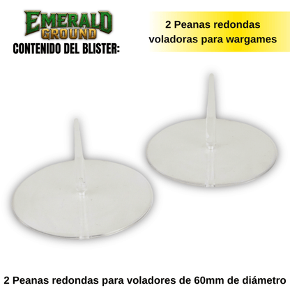 Peana para voladores de 60mm