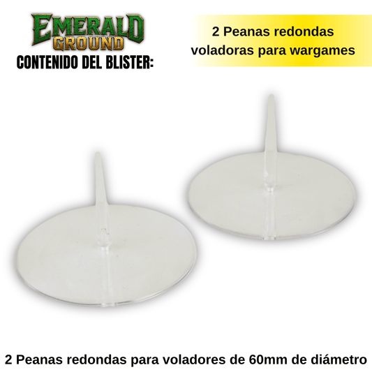 Peana para voladores de 60mm