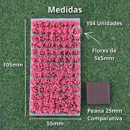 Decorative Flowers [Magenta]