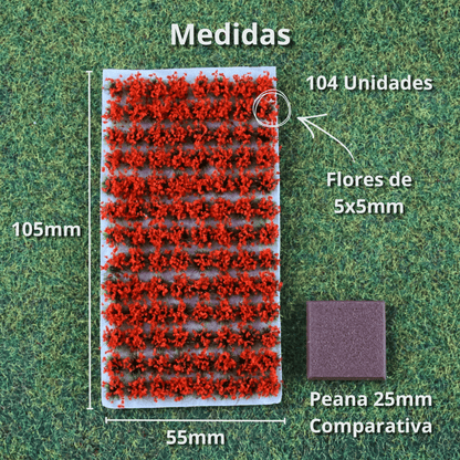 Decorative flowers [Red]