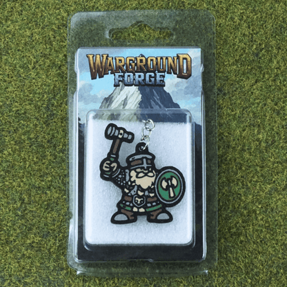 Dwarven Defender Keychain