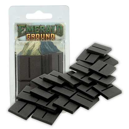 Peanas cuadradas de 30x30mm con ranura