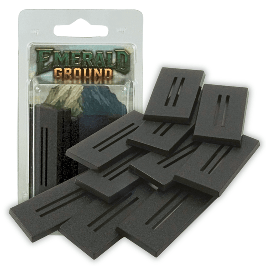 Peanas cuadradas de 60x30mm con ranura