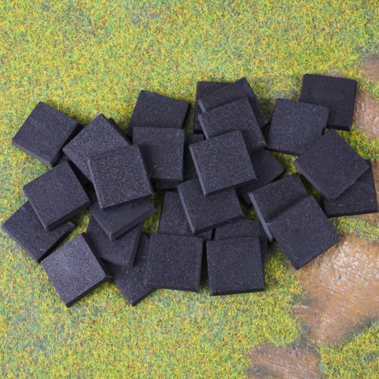 25mm - Square Bases (20 units)