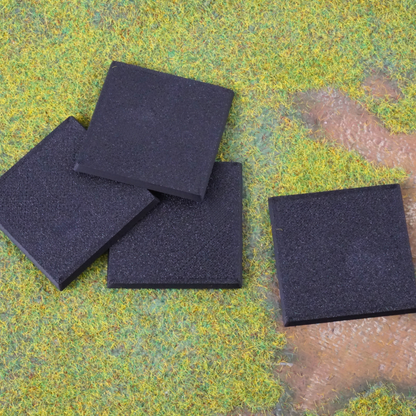 50mm - Square bases (4 units)